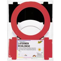 folia Laternen-Zuschnitt, rund, 220 mm, farbig sortiert