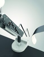 BACHMANN Monitorerweiterung ZGX Crossbar, Aluminium, weiss