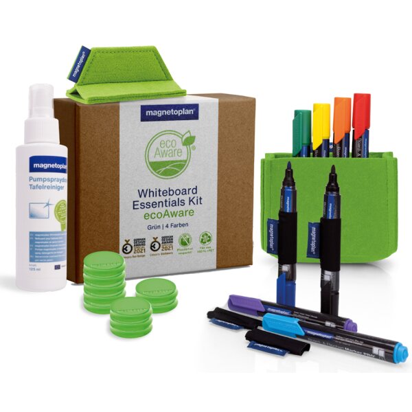 magnetoplan Kit Whiteboard Essentials, vert
