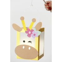 folia Laternen-Zuschnitt, eckig, 135x135x180 mm, sortiert