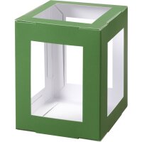 folia Laternen-Zuschnitt, eckig, 135x135x180 mm, sortiert