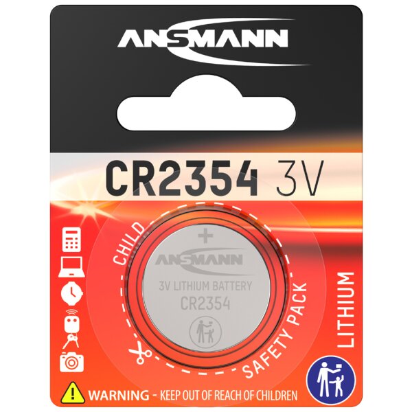 ANSMANN Pile bouton au lithium CR3032, 3 Volt, blister d1
