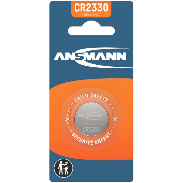 ANSMANN Pile bouton au lithium CR3032, 3 Volt, blister d1