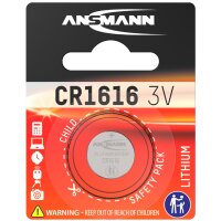 ANSMANN Pile bouton au lithium CR3032, 3 Volt, blister d1