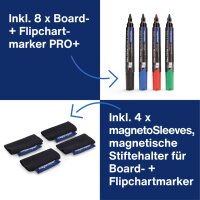 magnetoplan Kit Whiteboard Essentials, gris