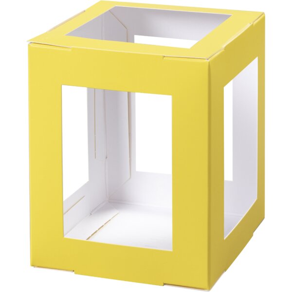 folia Laternen-Zuschnitt, eckig, 100x100x120 mm, sortiert