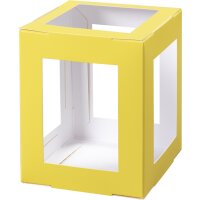 folia Laternen-Zuschnitt, eckig, 100x100x120 mm, sortiert
