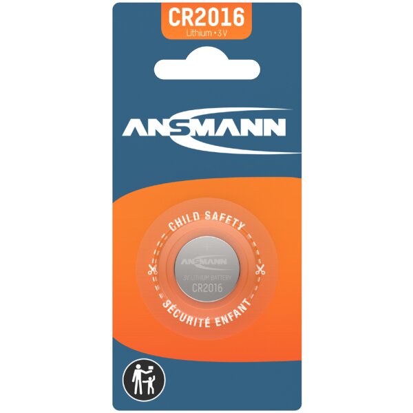 ANSMANN Pile bouton au lithium CR1216, 3 Volt, blister d1