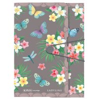 herlitz Chemise à rabats Ladylike Butterflies, A4,...