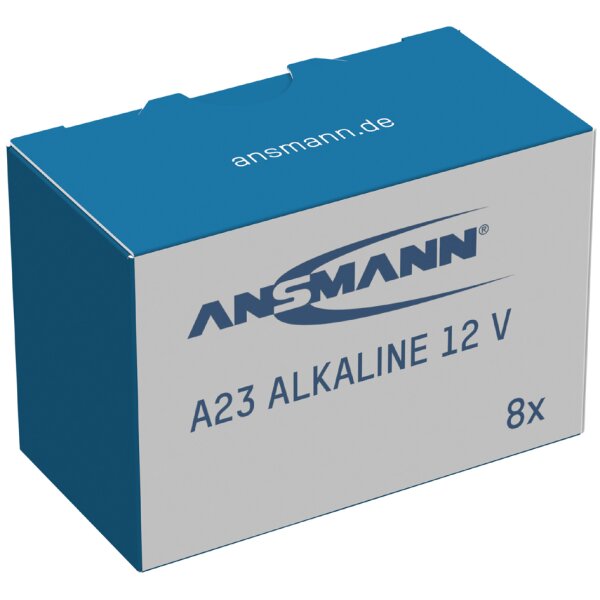 ANSMANN Alkaline Batterie A23 LR23, 12 Volt, 8er Pack