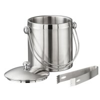 APS Seau à glaçons, acier inoxydable, 1 litre