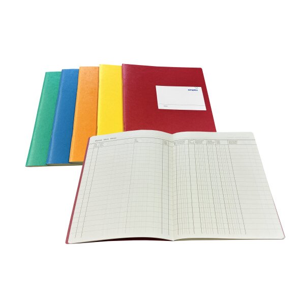 SIMPLEX Postcheckbuch D/F/I A5 18001 assortiert 32 Blatt