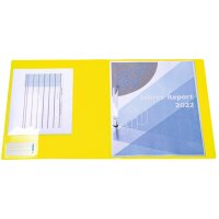 HERMA Chemise à lamelle, en PP, A4, jaune fluo