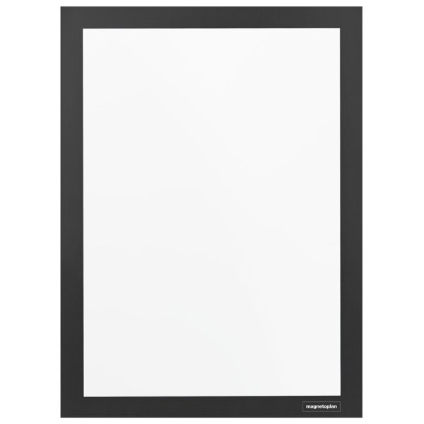 magnetoplan Cadre daffichage magnetofix, A5, argent