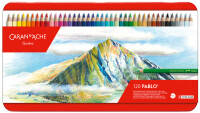CARAN DACHE Crayons de couleur PABLO, étui métal de 120