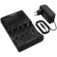 ANSMANN Universal-Ladegerät Powerline 4 Ultra, schwarz