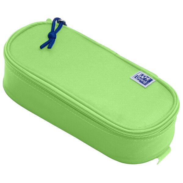 Oxford Schlamper-Etui, Polyester, oval, rot