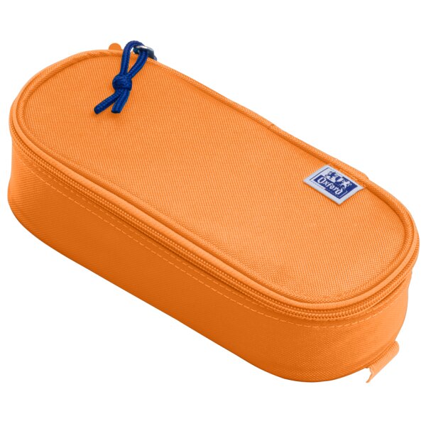 Oxford Schlamper-Etui, Polyester, oval, rot