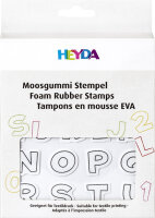 HEYDA Set tampons caoutchouc mousse lettres &...