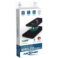 ANSMANN Powerbank PB218, wireless, 10.000 mAh
