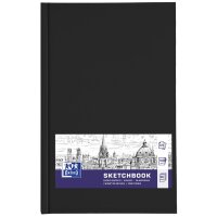 Oxford Skizzenbuch Hardcover, DIN A5, 96 Blatt, schwarz