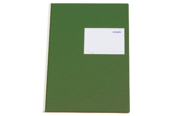 SIMPLEX Livre statistique A4 19092 6 colonnen, vert 80 feuilles
