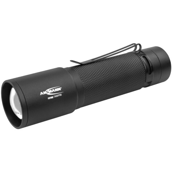 ANSMANN Lampe de poche LED Future T600FRB, &agrave; pile, noir
