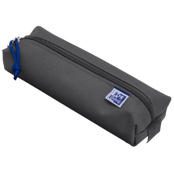 Oxford Schlamper-Etui, Polyester, rechteckig, klein, schwarz