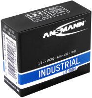 ANSMANN Lithium Batterie "Industrial", Micro...