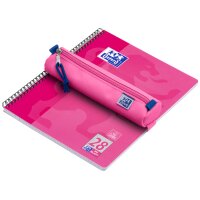 Oxford Schlamper-Rolle, Polyester, rund, klein, rosa