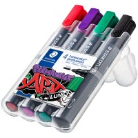 STAEDTLER Marqueur permanent 352 Lumocolor, étui de 4