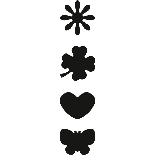 HEYDA Perforateur &agrave; motif mini fleur, avec porte-cl&eacute;