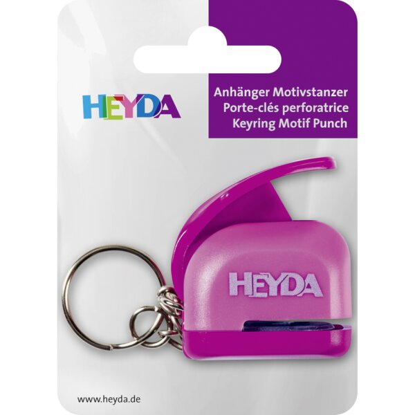 HEYDA Perforateur &agrave; motif mini fleur, avec porte-cl&eacute;