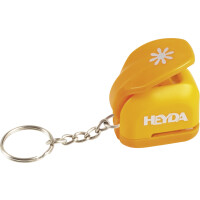 HEYDA Motivstanzer Mini "Blume", mit Schlüsselanhänger