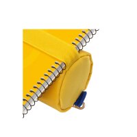 Oxford Trousse ronde, polyester, rond, grand, jaune