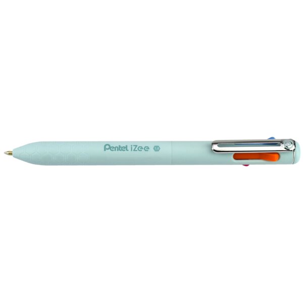 Pentel Stylo à bille rétractable 4 couleurs iZee, présentoir