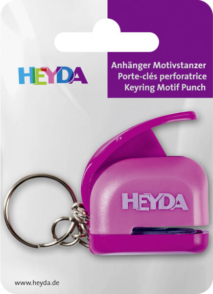HEYDA Perforateur à motif mini trèfle, avec porte-clé