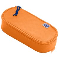 Oxford Schlamper-Etui, Polyester, oval, blau