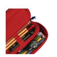 Oxford Schlamper-Etui, Polyester, oval, blau