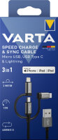 VARTA Câble de chargement Speed Charge & Sync...
