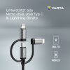 VARTA Câble de chargement Speed Charge & Sync cable 3en1