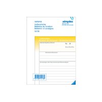 SIMPLEX Bon de livraison D/F/I A5 15177 jaune/blanc 50x2...