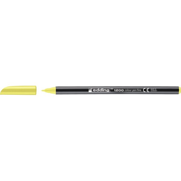 EDDING Stilos fibre 1200 1 mm 1200-065 jaune fluo