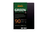 RHODIA Greenbook Carnet A4 119912C quad. 90g 160 f.