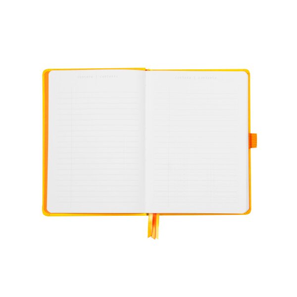 RHODIA Goalbook Notizbuch A5 118585C Hardcover gelb 240 S.