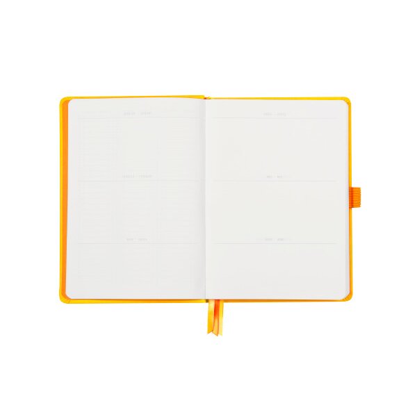 RHODIA Goalbook Notizbuch A5 118585C Hardcover gelb 240 S.