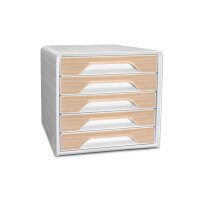 CEP Schubladenbox Smoove Silva 1071111021 5 Schubladen...