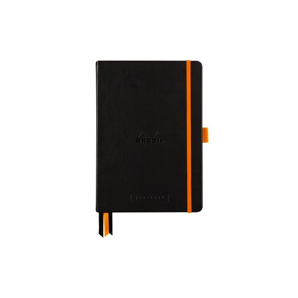 RHODIA Carnet Goalbook HC A5 118571C noir, dots 120 feuil.