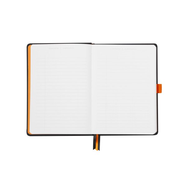 RHODIA Carnet Goalbook HC A5 118571C noir, dots 120 feuil.