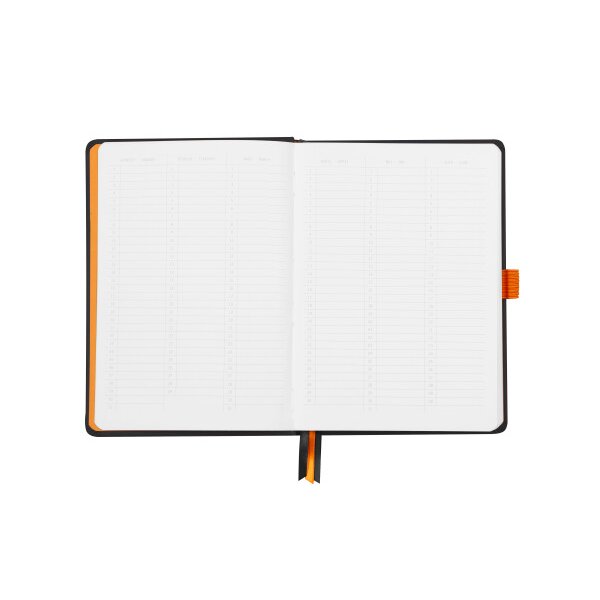 RHODIA Carnet Goalbook HC A5 118571C noir, dots 120 feuil.